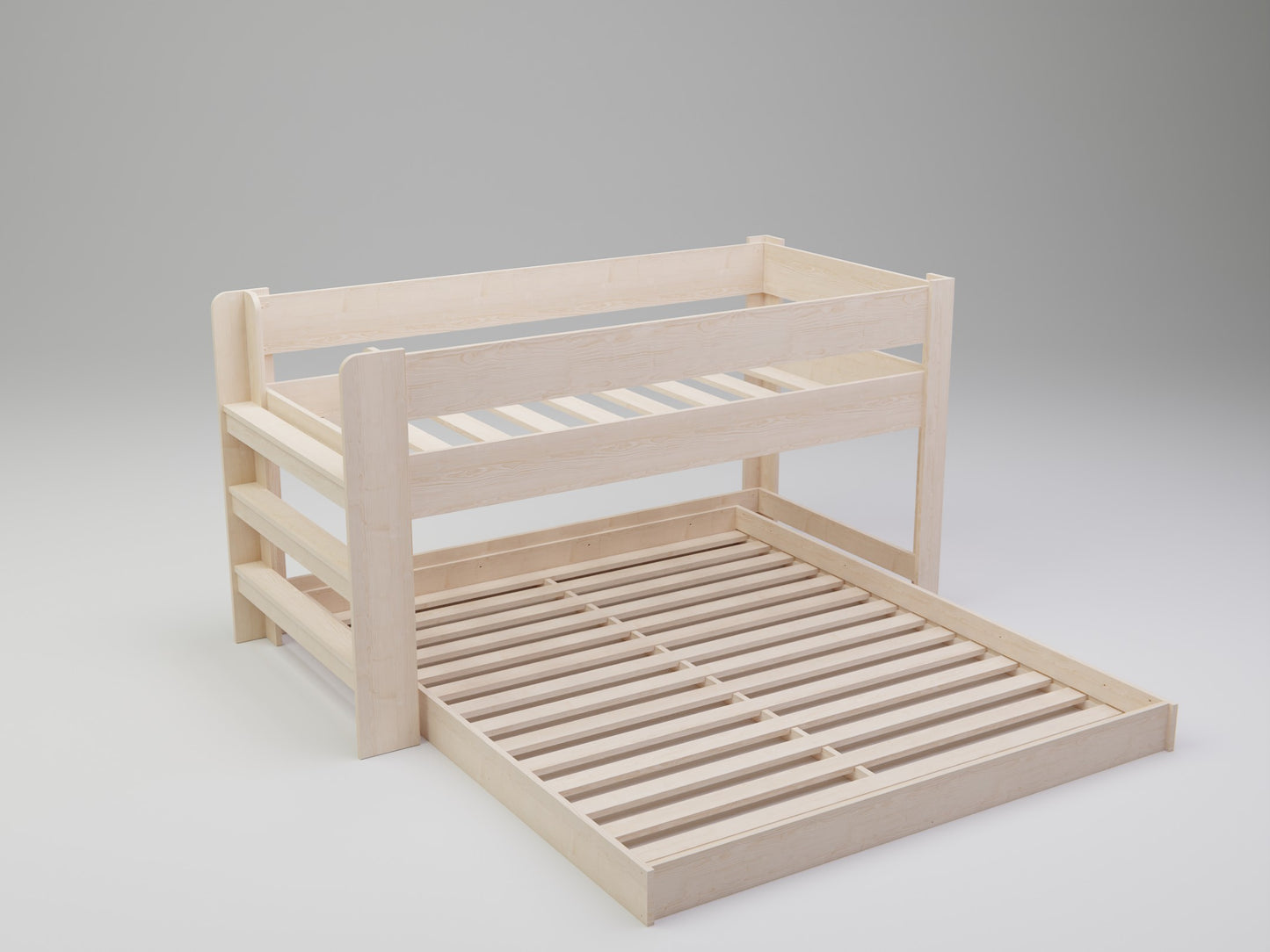 Create cherished shared memories with our L shaped bed, a design perfect for siblings.