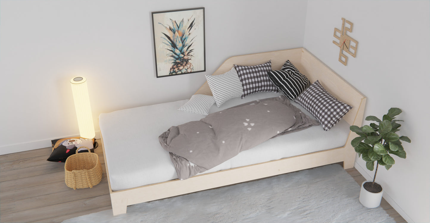 Plywood Floor Bed Frame