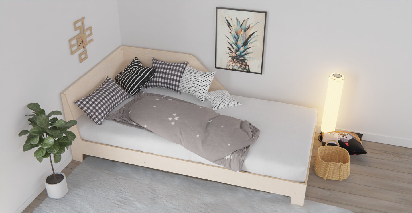 Plywood Floor Bed Frame